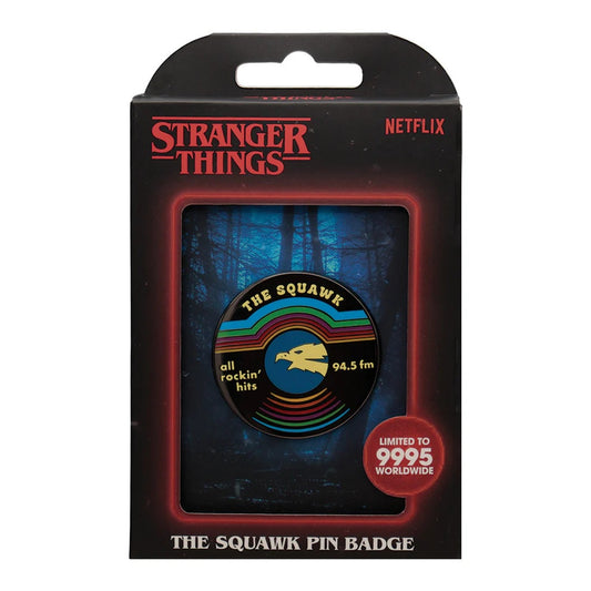 STRANGER THINGS - The Squawk Limited Edition Pin Badge