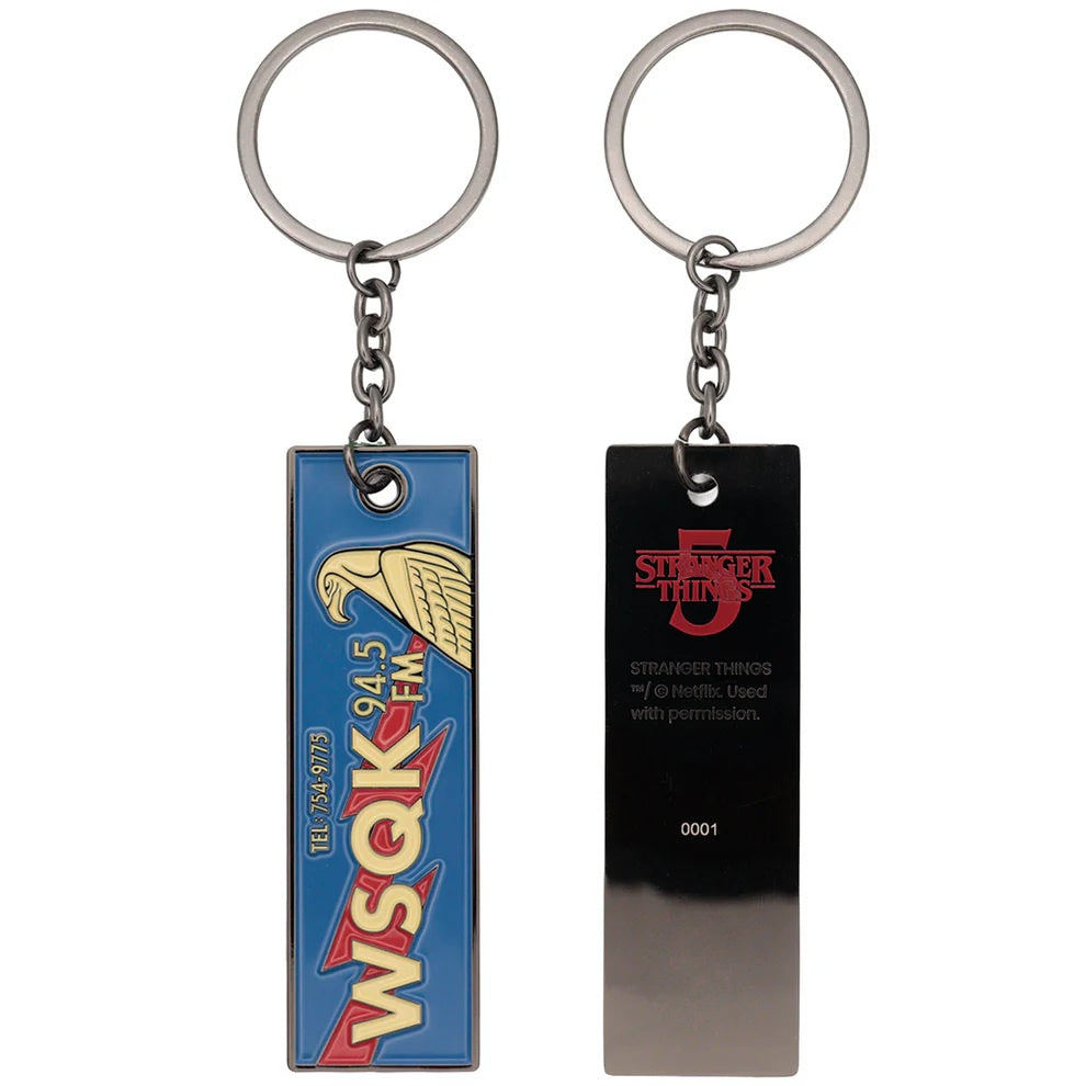 STRANGER THINGS - The Squawk WSQK Keyring
