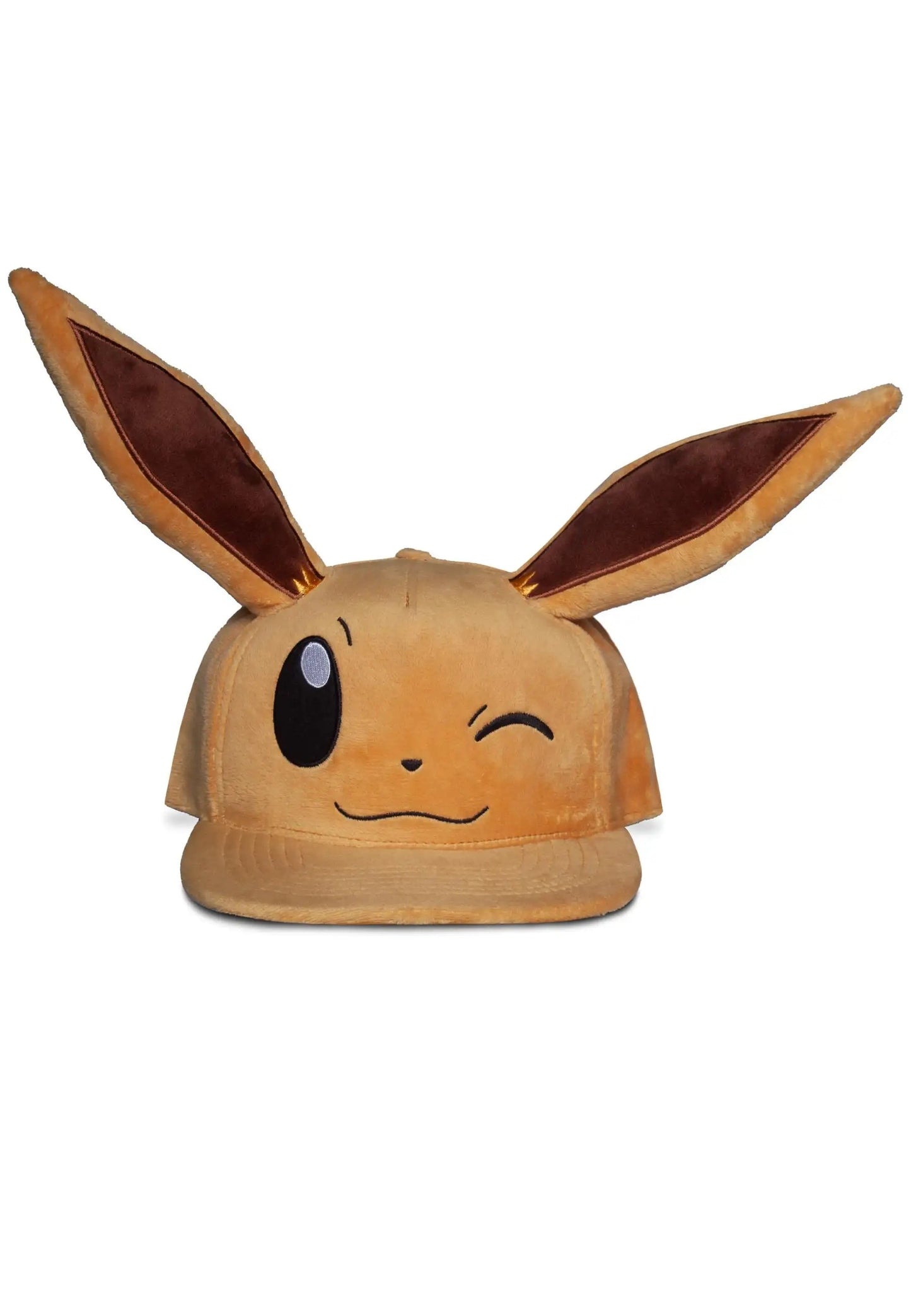 POKEMON - Eevee Winking Plush Snapback Cap