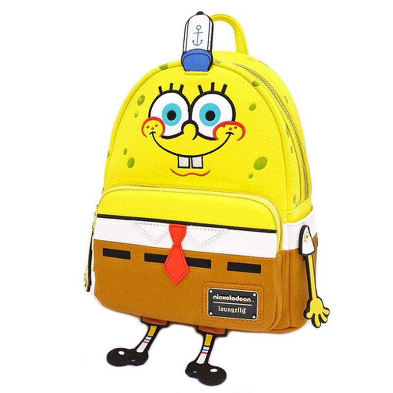 LOUNGEFLY : NICKELODEON - Spongebob Squarepants 20th Anniversary Cosplay Mini Backpack