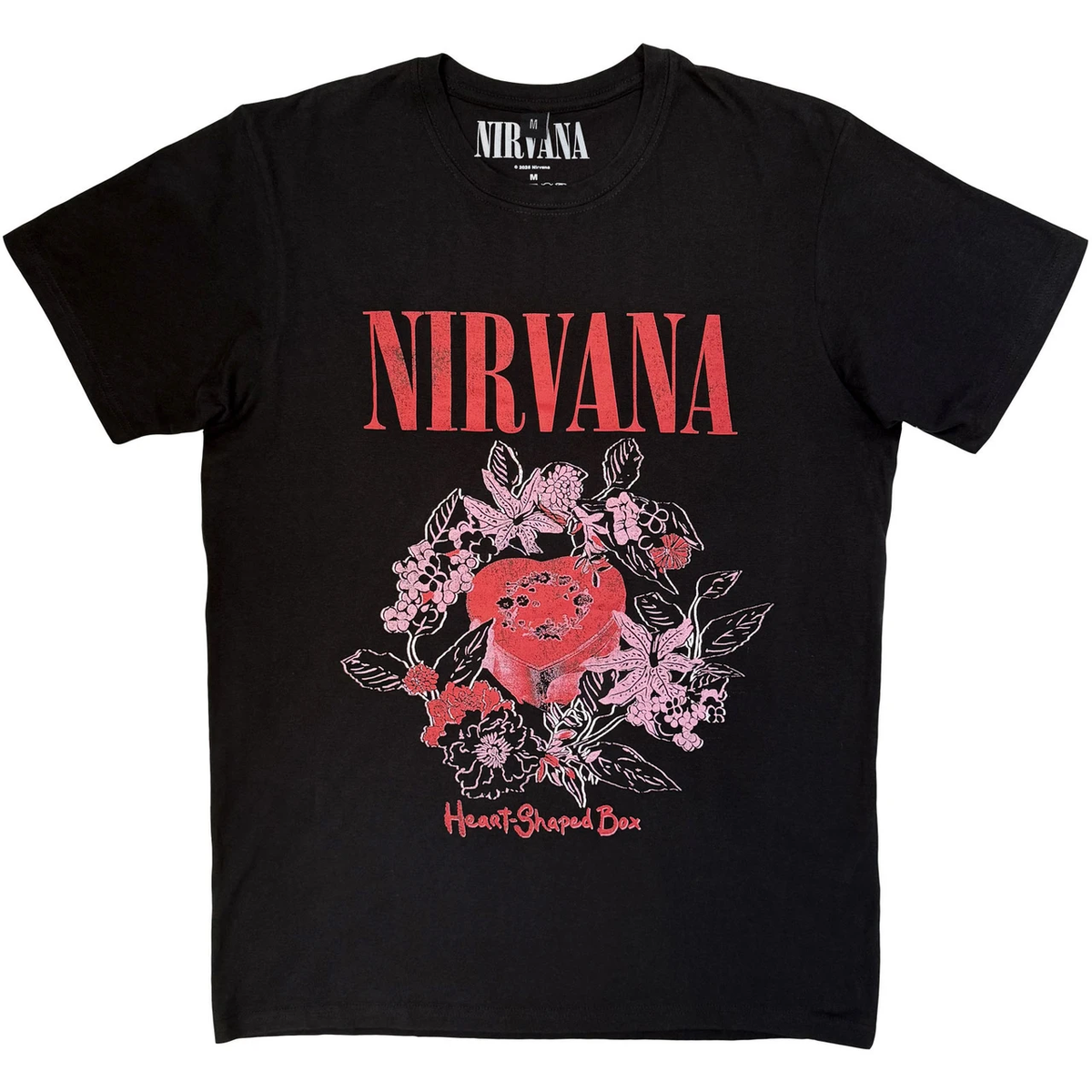 NIRVANA - Heart Shaped Box Black Premium Carbon T-Shirt