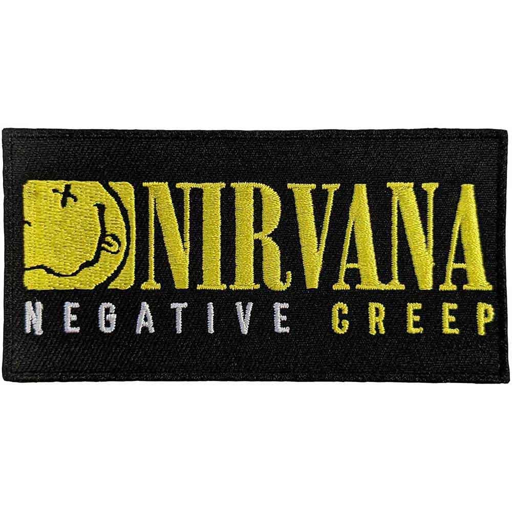 NIRVANA - Negative Creep Wide Woven Patch