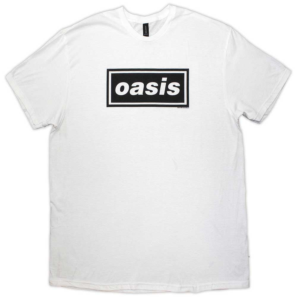 OASIS - Decca Logo White T-Shirt