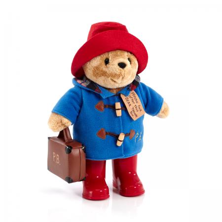 PADDINGTON - Large Classic Paddington Bear Plush With Boots & Suitcase