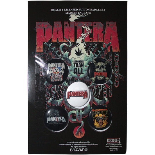 PANTERA - Snake Badge Pack