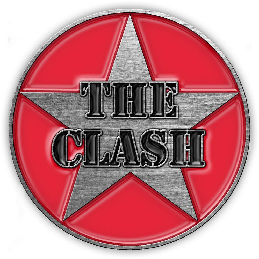CLASH - Military Logo Metal Pin Badge