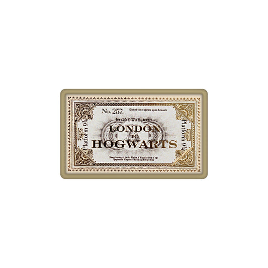 HARRY POTTER - London to Hogwarts Ticket Pin Badge
