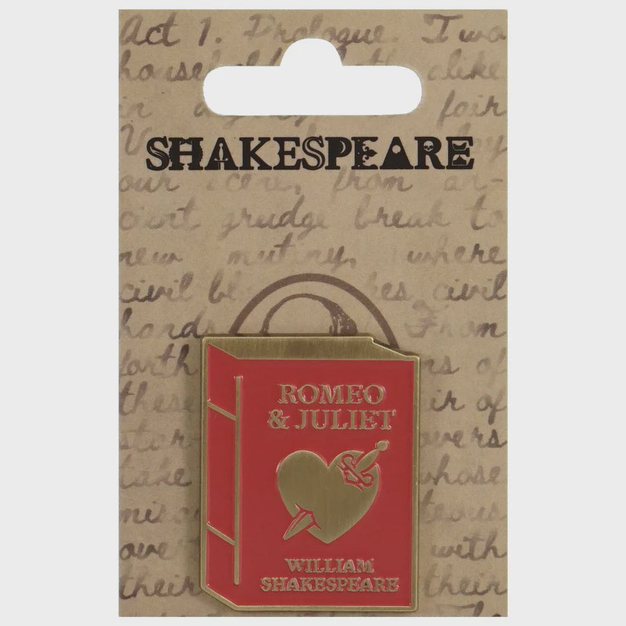 WILLIAM SHAKESPEARE - Romeo & Juliet Pin Badge