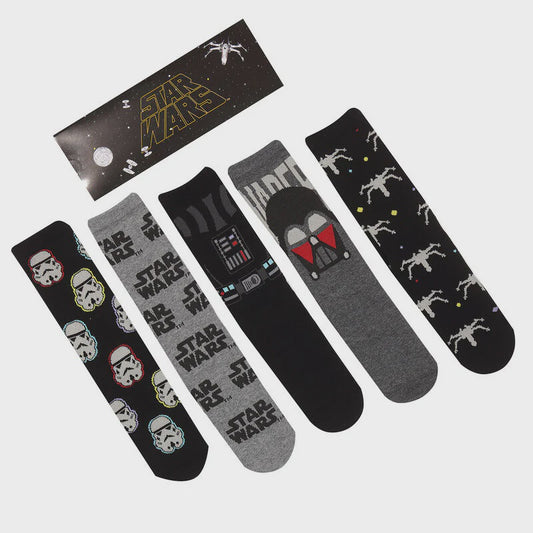 STAR WARS - Dark Side 5 Pack Boxed Socks