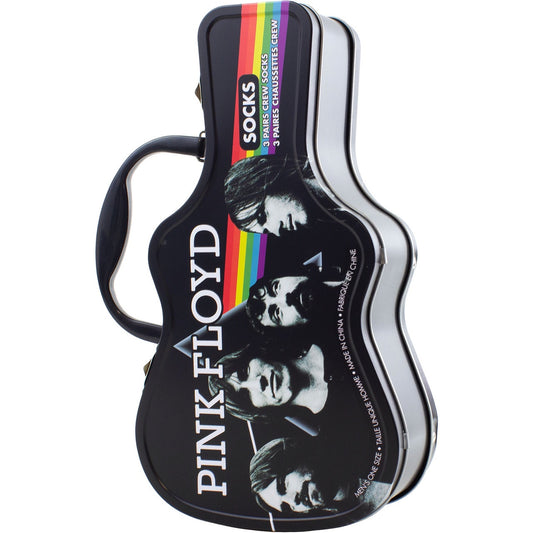 PINK FLOYD - 3-Pack Socks In Guitar Shaped Tin