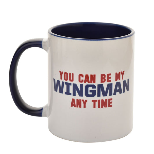 TOP GUN - 'You Can Be My Wingman' Blue Inside Mug
