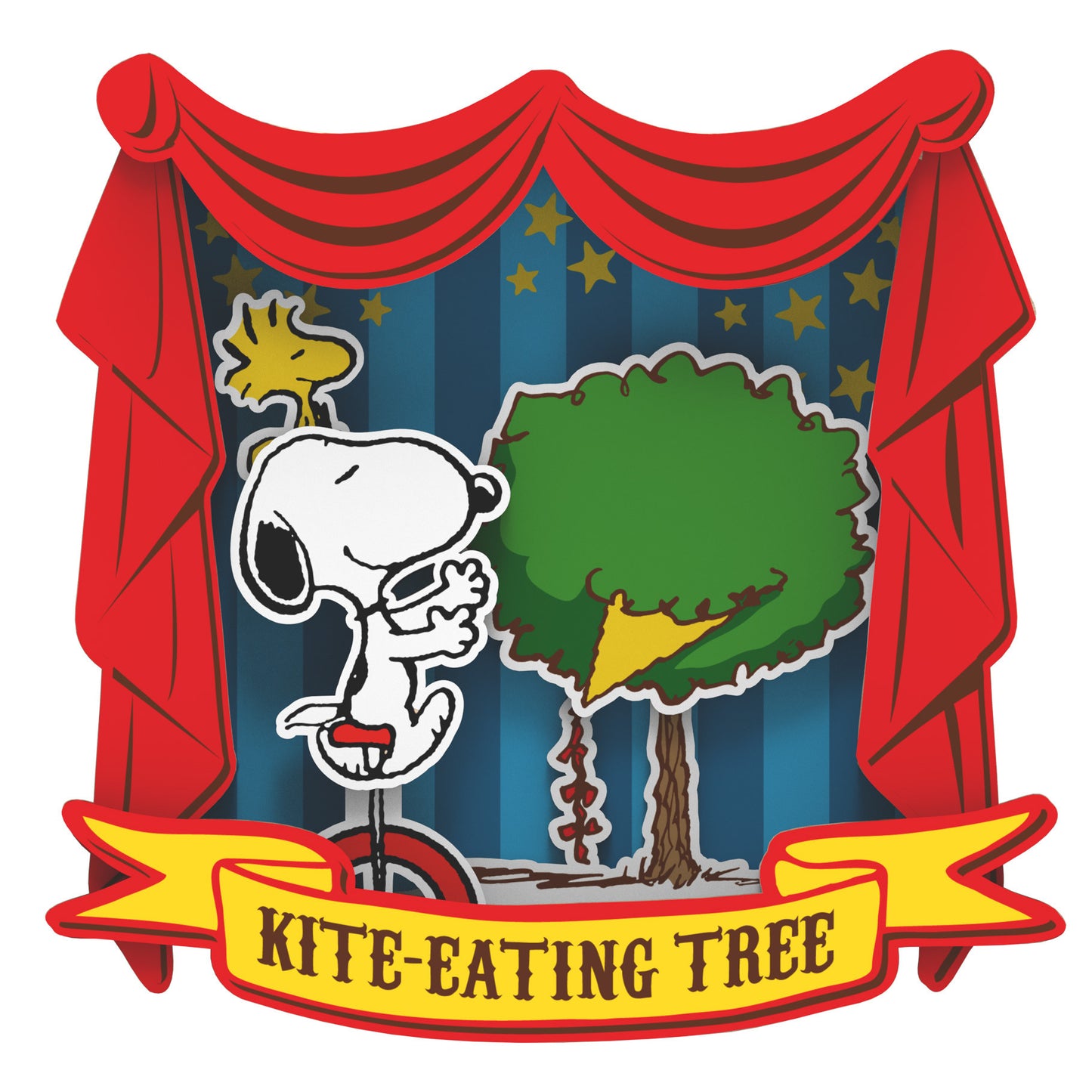 PUREMIND : PEANUTS - Snoopy's Circus Adventure Wooden Magnet