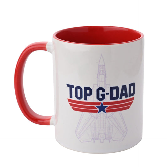 TOP GUN - 'Top G Dad' Red Inside Mug