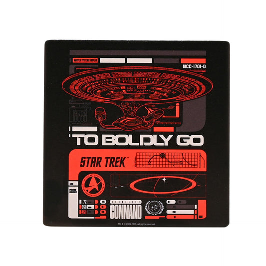 STAR TREK - Boldly Go Ceramic Coaster