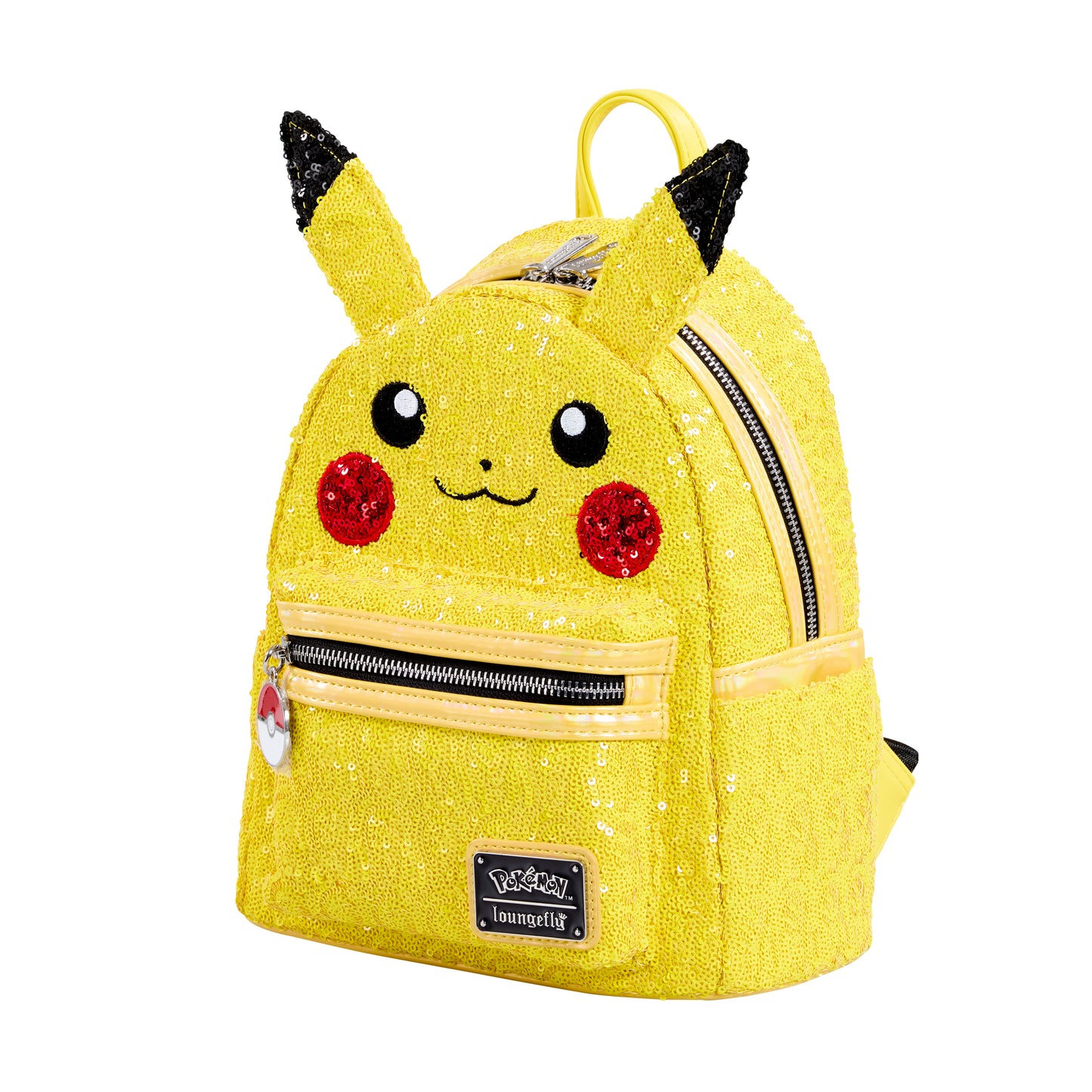 LOUNGEFLY : POKEMON - Pikachu Sequin Cosplay Mini Backpack