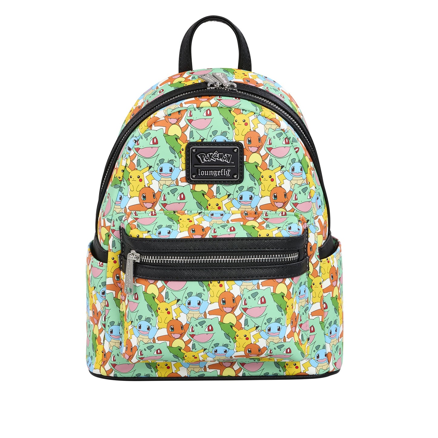 LOUNGEFLY : POKEMON - Pikachu & Starters All Over Print Mini Backpack