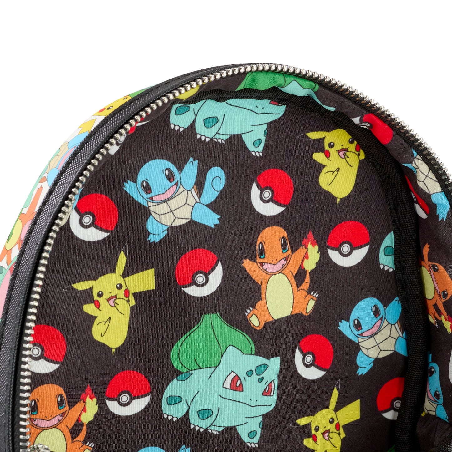 LOUNGEFLY : POKEMON - Pikachu & Starters All Over Print Mini Backpack
