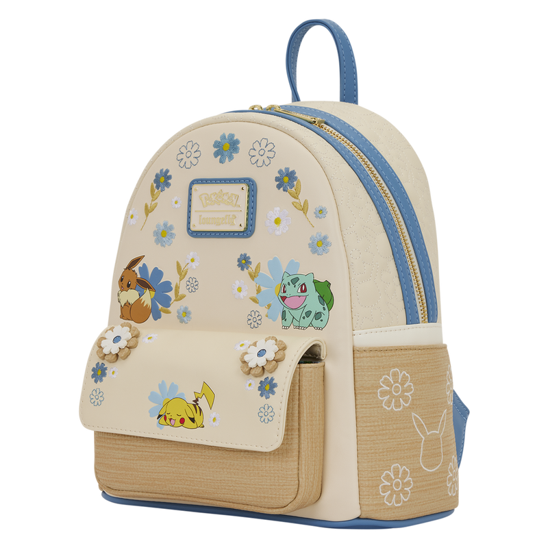 LOUNGEFLY : POKEMON - Floral Mini Backpack