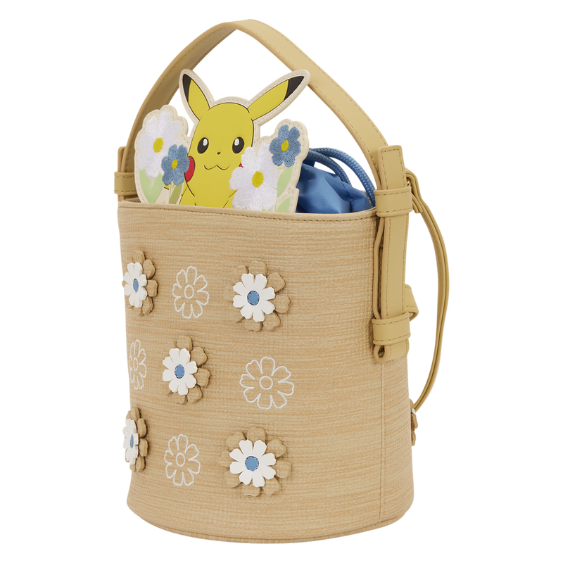 LOUNGEFLY : POKEMON - Floral Pikachu Crossbody Bag