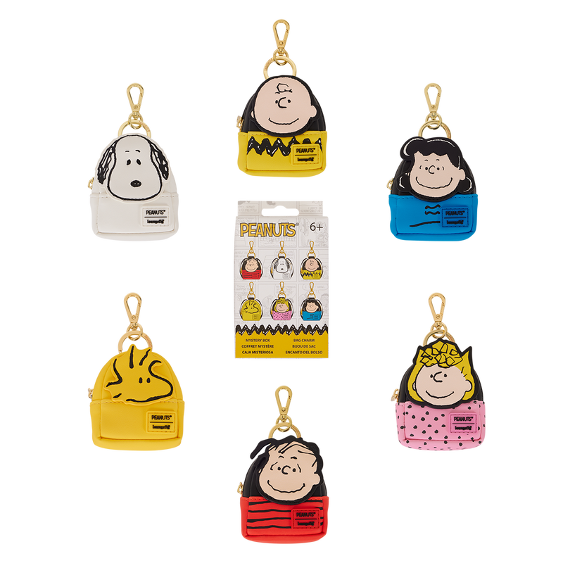 LOUNGEFLY : PEANUTS - Blind Box Mystery Bag Charm