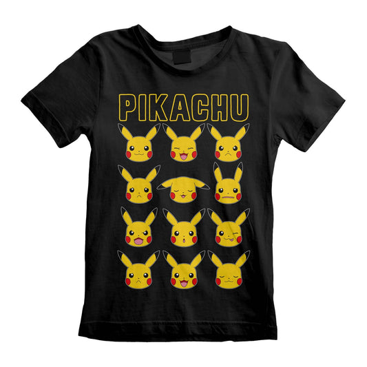 POKEMON - Pikachu Faces Kids T-Shirt