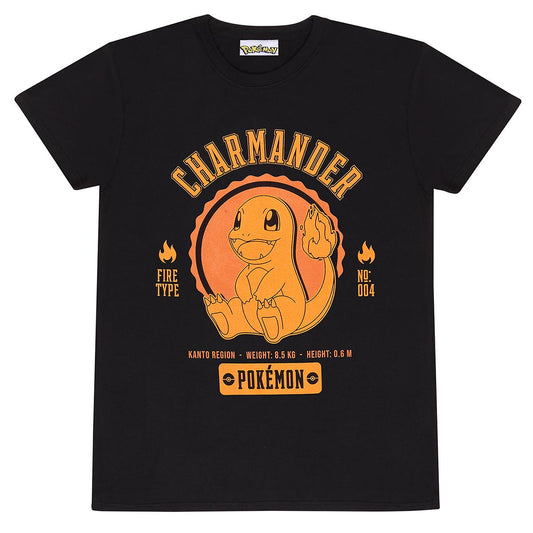 POKEMON - Collegiate Charmander T-Shirt