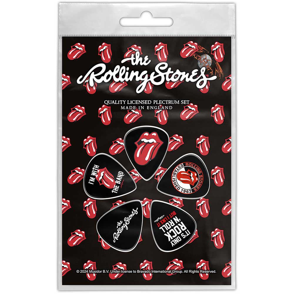ROLLING STONES - Tongue Plectrum Pack