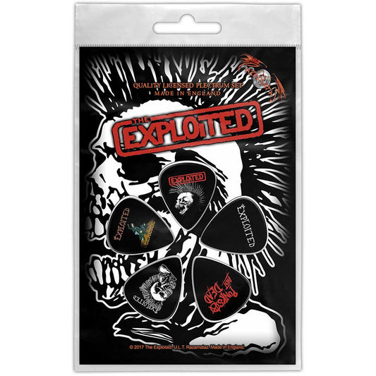 EXPLOITED - Skull Plectrum Pack