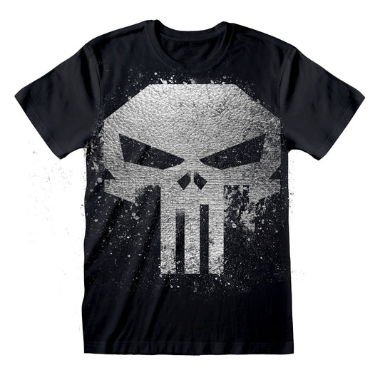 MARVEL : PUNISHER - Skull With Metallic Ink FB T-Shirt