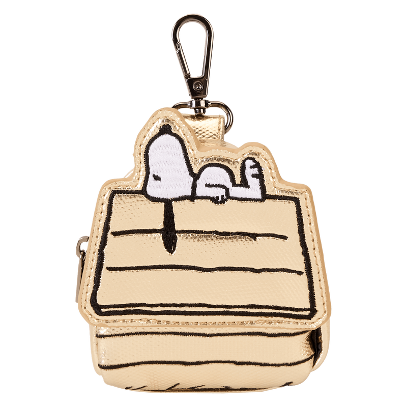 LOUNGEFLY : PEANUTS - 75th Anniversary Snoopy Doghouse Treat & Disposable Bag Holder