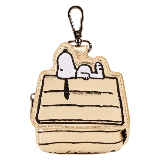 LOUNGEFLY : PEANUTS - 75th Anniversary Snoopy Doghouse Treat & Disposable Bag Holder