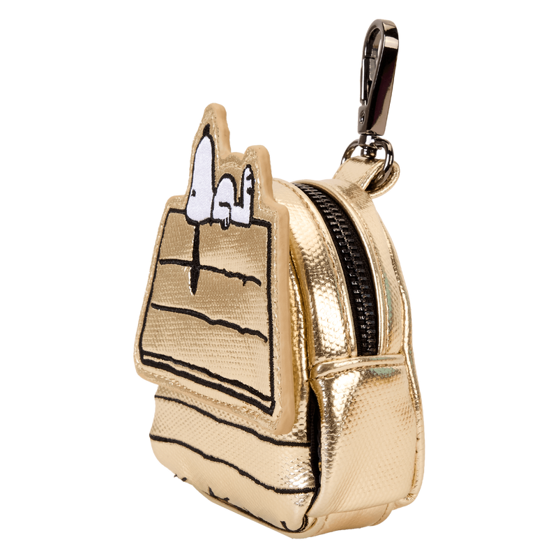 LOUNGEFLY : PEANUTS - 75th Anniversary Snoopy Doghouse Treat & Disposable Bag Holder