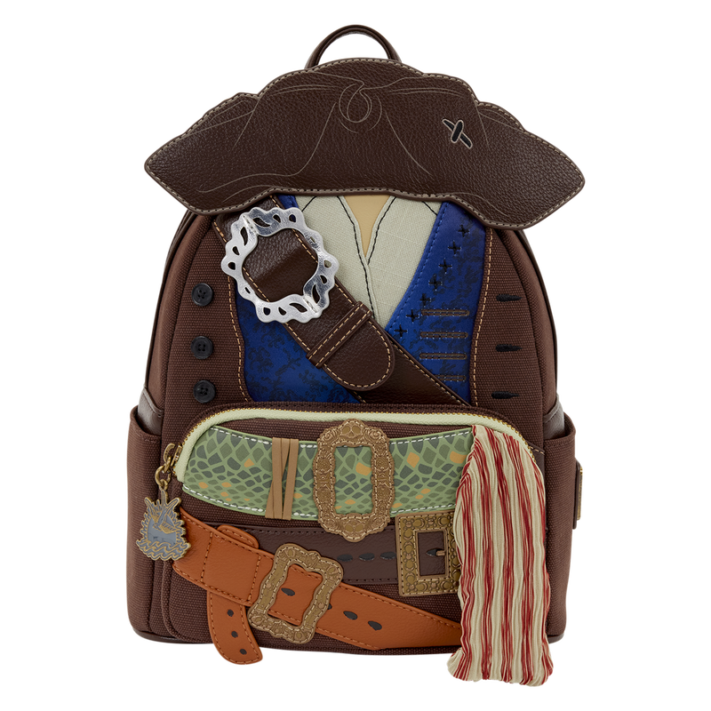 LOUNGEFLY : DISNEY - Pirates Of The Carribean Jack Sparrow Cosplay Mini Backpack