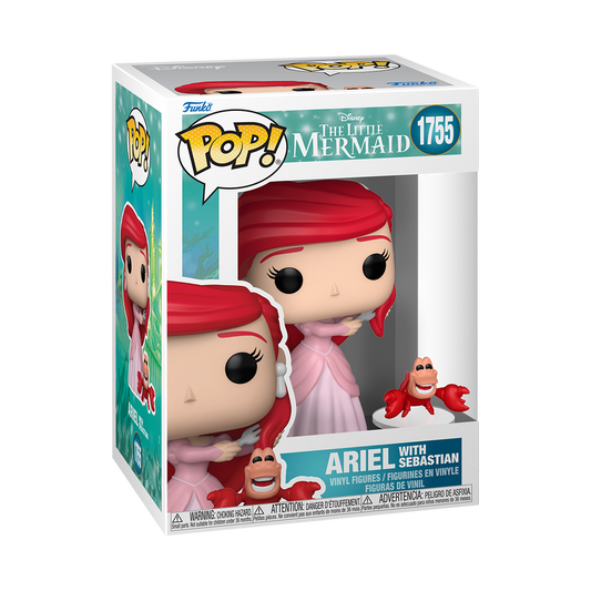DISNEY : THE LITTLE MERMAID - Ariel with Sebastian #1755 Funko Pop!