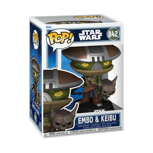 STAR WARS : MANDALORIAN - Embo & Keibu #842 Funko Pop