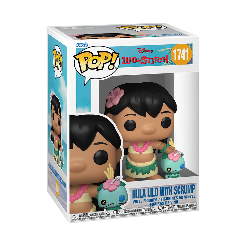 DISNEY : LILO & STITCH - Hula Lilo with Scrump #1741 Funko Pop!