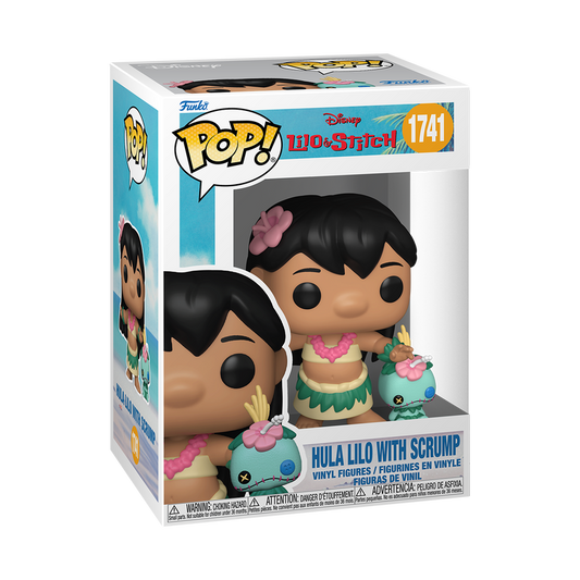DISNEY : LILO & STITCH - Hula Lilo with Scrump #1741 Funko Pop!