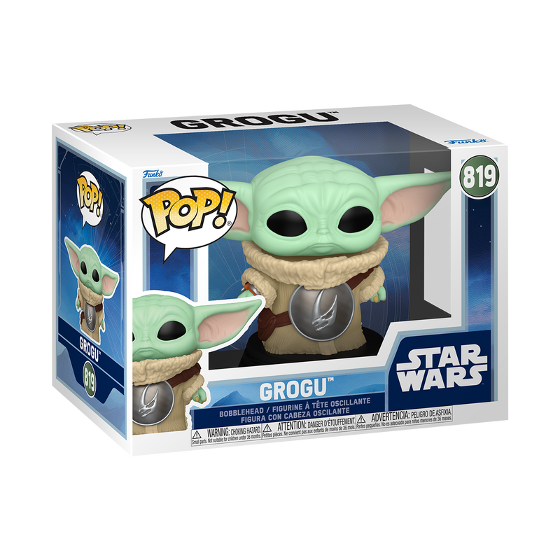 STAR WARS : MANDALORIAN - Grogu with Mudhorn Chest Armor #819 Funko Pop!