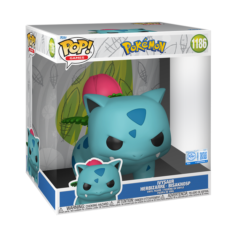 POKEMON - Ivysaur #1186 Jumbo Funko Pop!