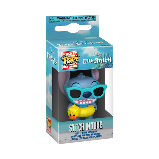 DISNEY : LILO & STITCH - Stitch in Tube Funko Pocket Pop! Keychain