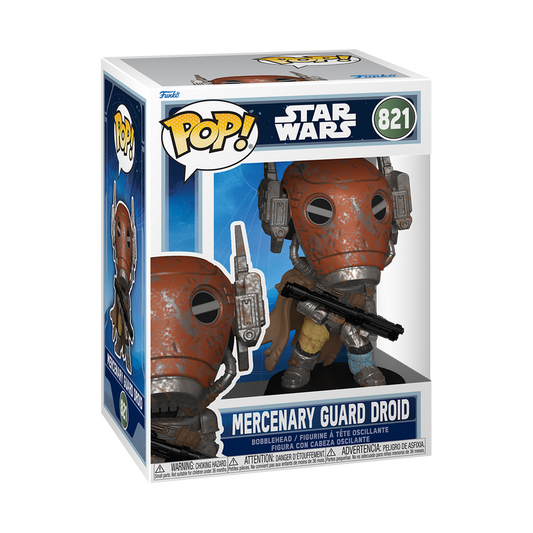 STAR WARS : MANDALORIAN - Mercenary Guard Droid #821 Funko Pop!