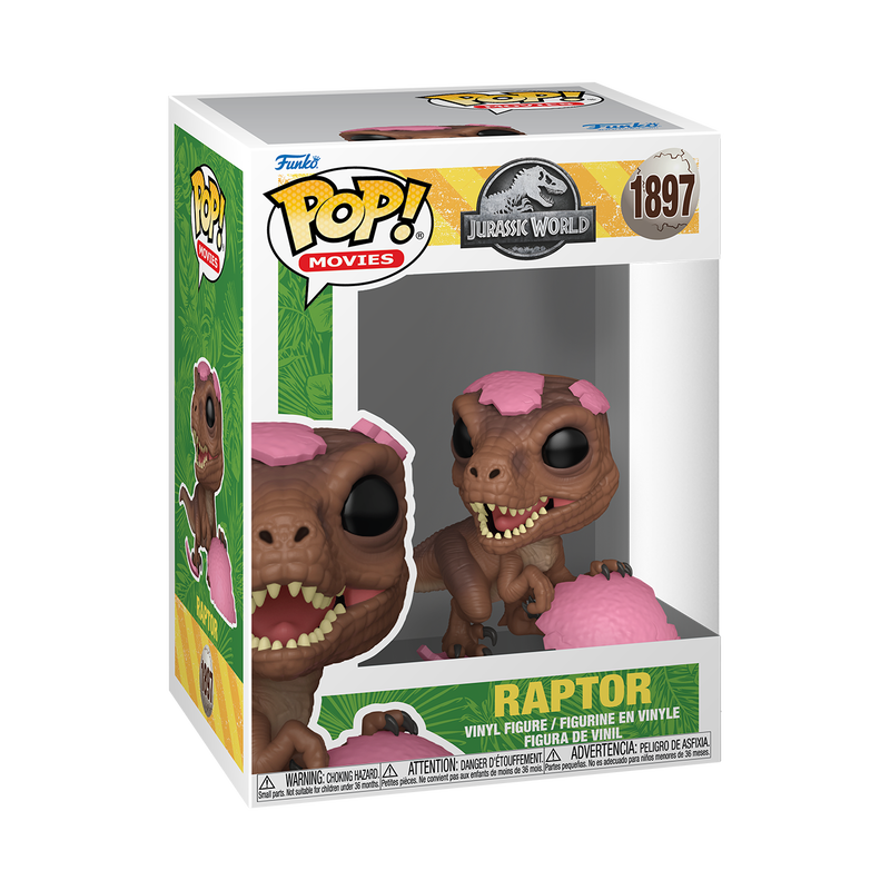 JURASSIC WORLD - Raptor (Pink Egg) #1897 Funko Pop!