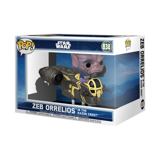 STAR WARS : MANDALORIAN - Zeb Orrelios in the Razor Crest #838 Funko Pop! Rides