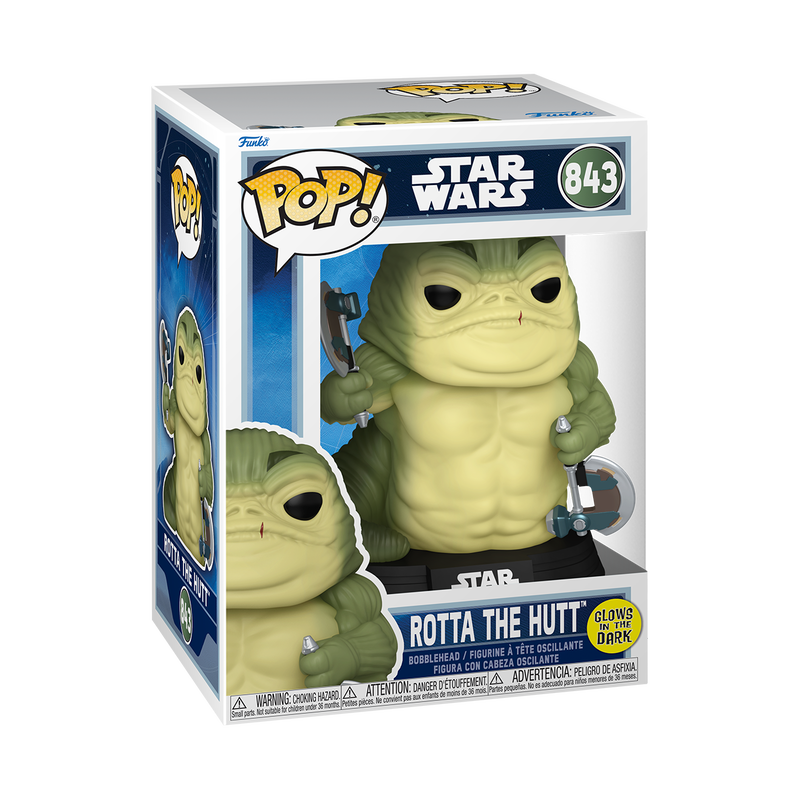 STAR WARS : MANDALORIAN - Rotta the Hutt #843 Funko Pop