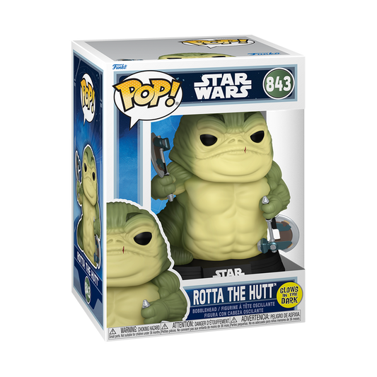 STAR WARS : MANDALORIAN - Rotta the Hutt #843 Funko Pop