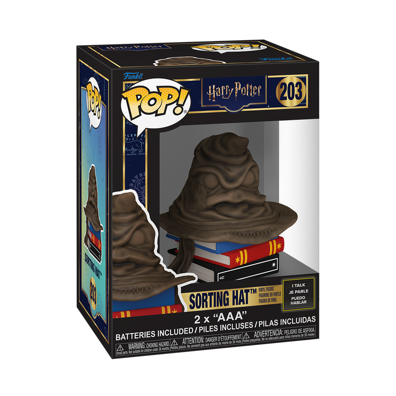 HARRY POTTER - Sorting Hat #203 Funko Pop! With Sound