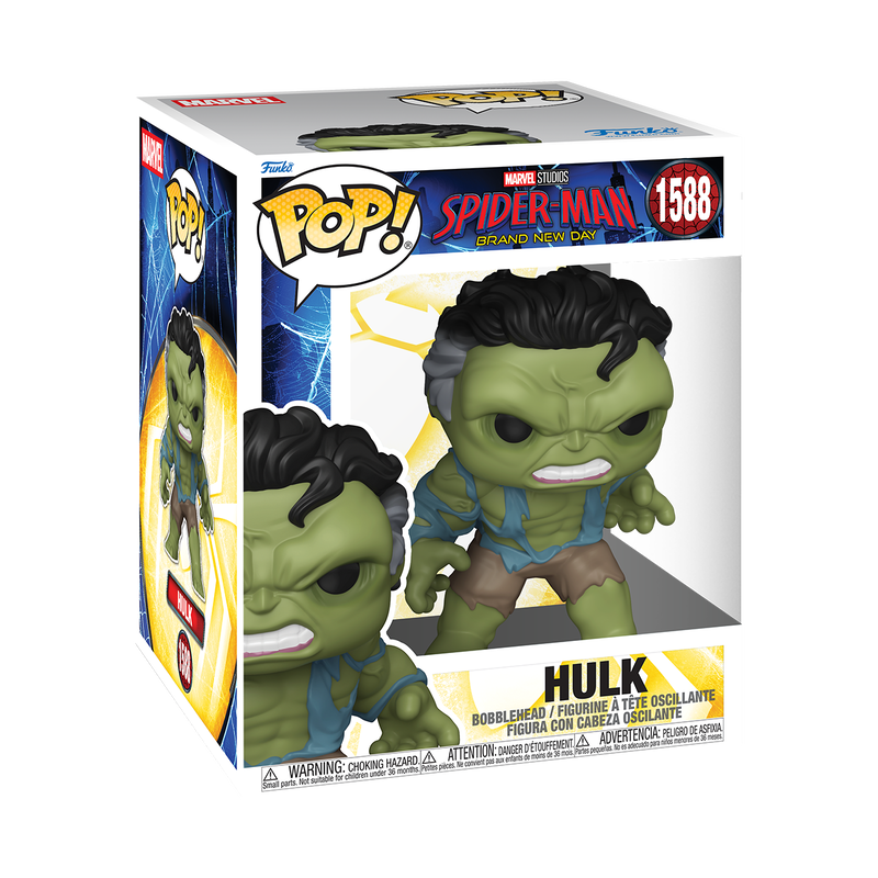 MARVEL : SPIDER-MAN BRAND NEW DAY - Super Hulk #1588 Super Sized Funko Pop!