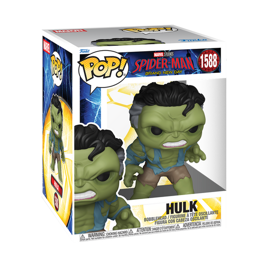 MARVEL : SPIDER-MAN BRAND NEW DAY - Super Hulk #1588 Super Sized Funko Pop!
