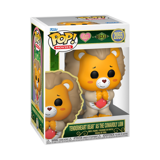 CARE BEARS X WICKED - Tenderheart Bear as Cowardly Lion #2055 Funko Pop!