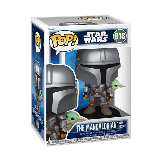 STAR WARS : MANDALORIAN - The Mandalorian with Grogu #818 Funko Pop!